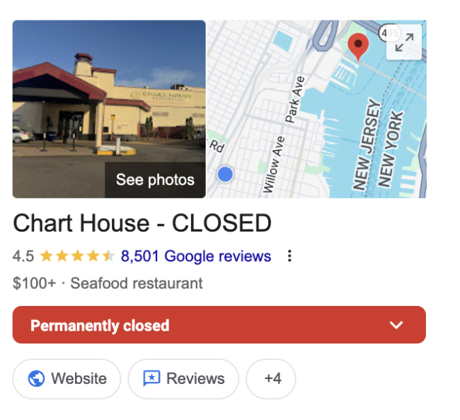 chart house weehawken closed