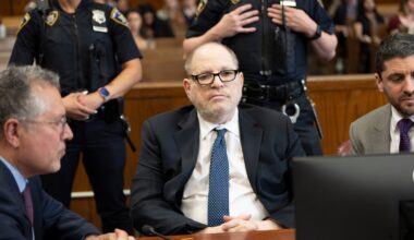 Harvey Weinstein appears in Manhattan criminal court on Friday, May 15, 2026, in New York....