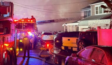 Officials said the incident stemmed from a domestic dispute at the home in South Ozone Park. (Courtesy of the FDNY)