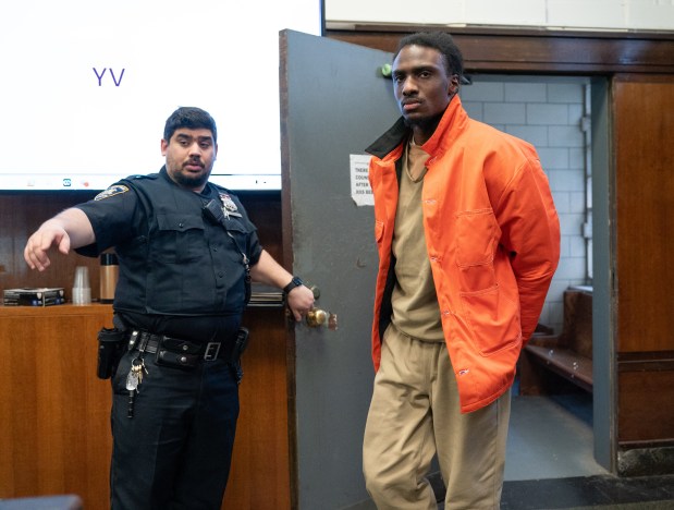 Jason Sergeant appears in Manhattan Supreme Court for an arraignment on attempted murder and assault charges Thursday, Jan. 23, 2025, in Manhattan, New York. Sergeant allegedly stabbed two people in Grand Central Station Christmas Eve in 2024. (Barry Williams/ New York Daily News)