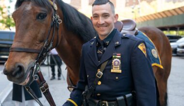 NYPD Mounted cop in viral horseback arrest gets promoted