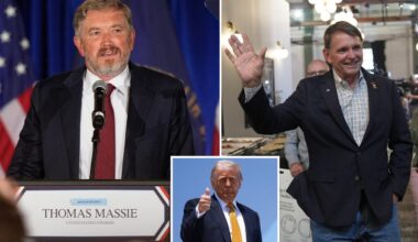 Trump's push fends off foe Thomas Massie's Kentucky reelection bid in latest GOP victory for president