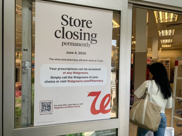 The last Walgreens in Brooklyn Heights will be closing at noon on June 4. Photo: Mary Frost/Brooklyn Eagle