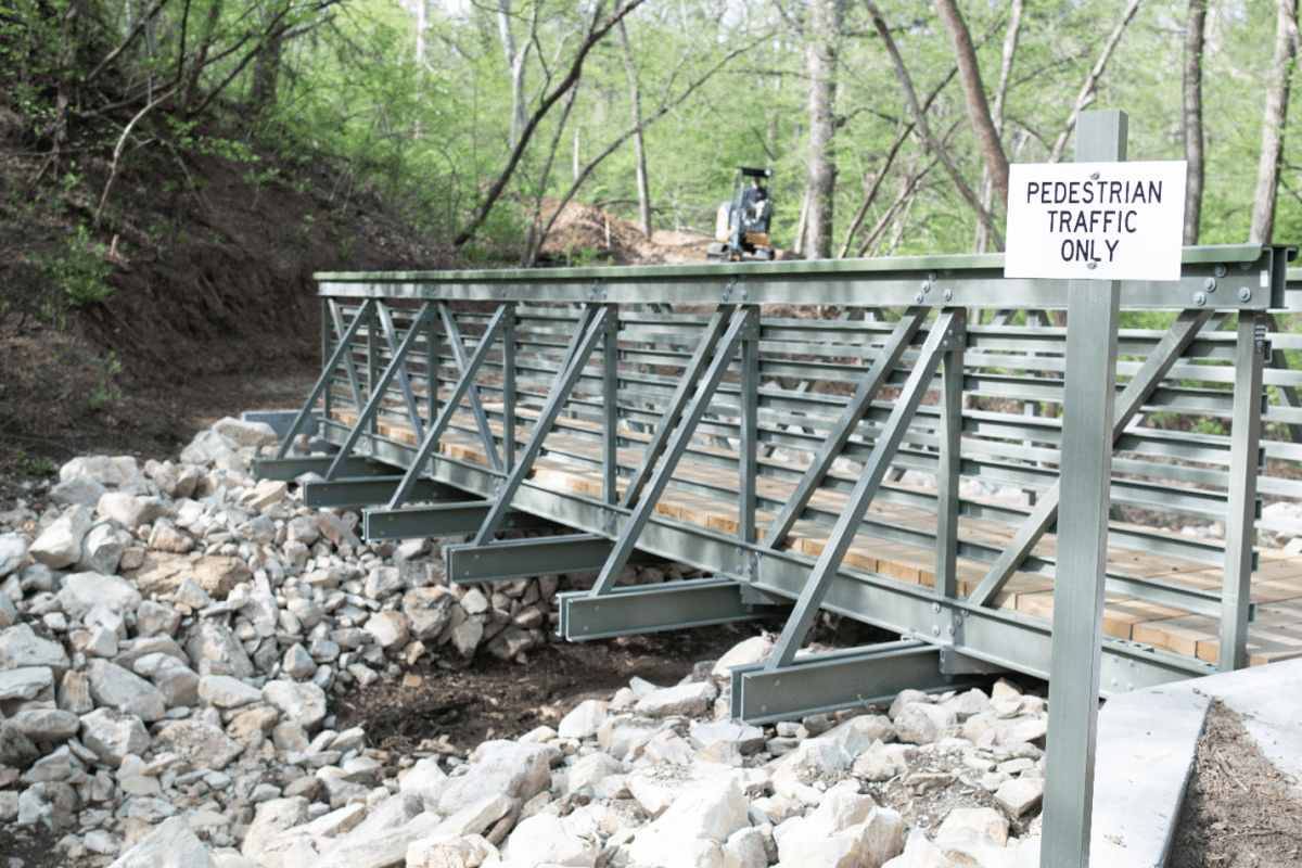 Warner Memorial Park Trailhead & Loop Project In Manhattan Completed