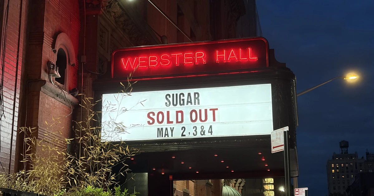 Sugar return with a spectacular sold out show in NYC