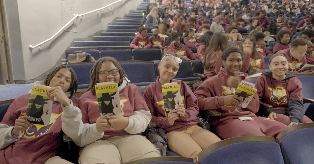 At Wicked, 150 Bronx Students Experience Broadway for the First Time