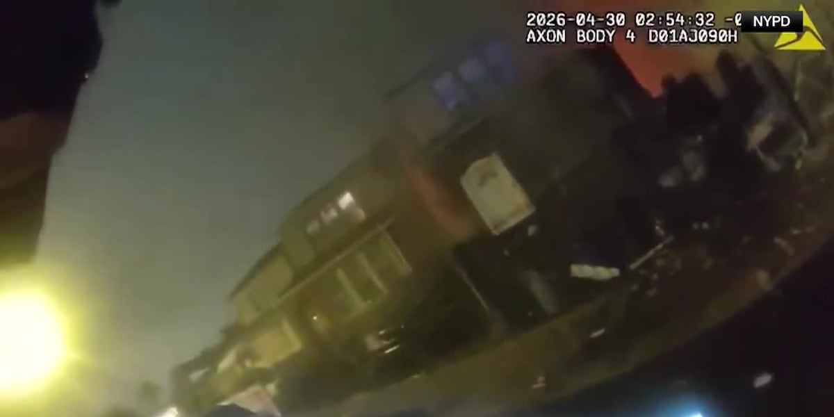 Massive explosion at NYC home sends police officers flying