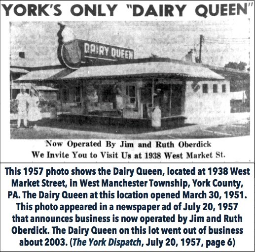 Dairy Queen sequence near York, PA