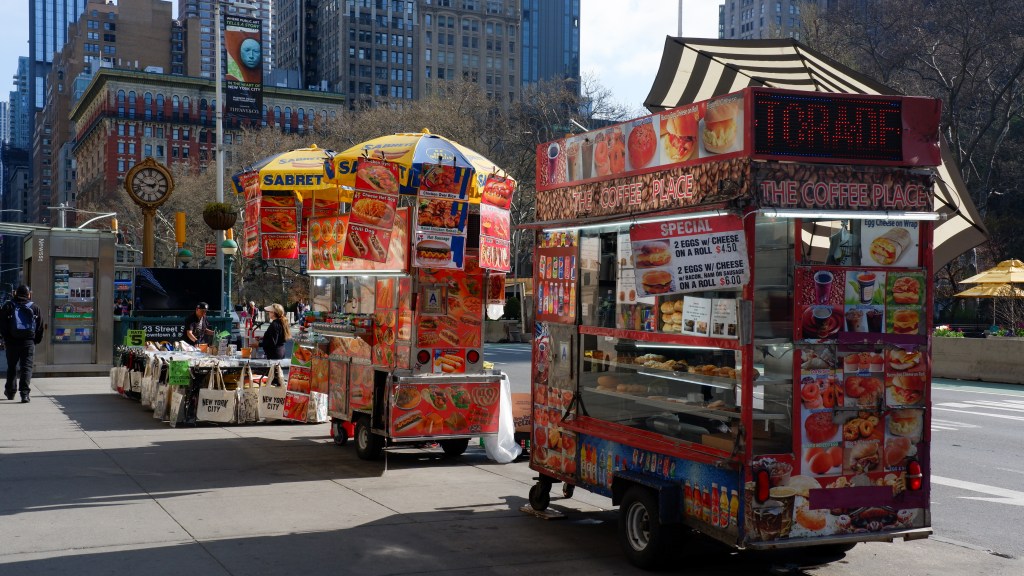New street vendors & indebted old ones