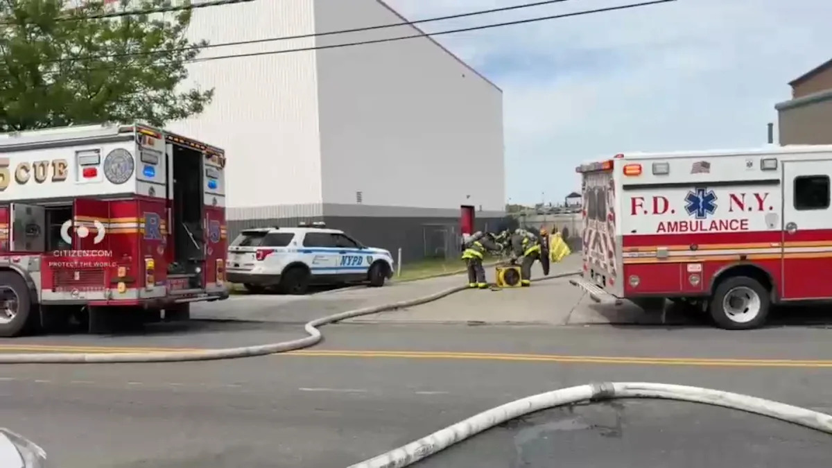 Explosion and fire in Staten Island shipyard injures at least 16 people, including firefighters