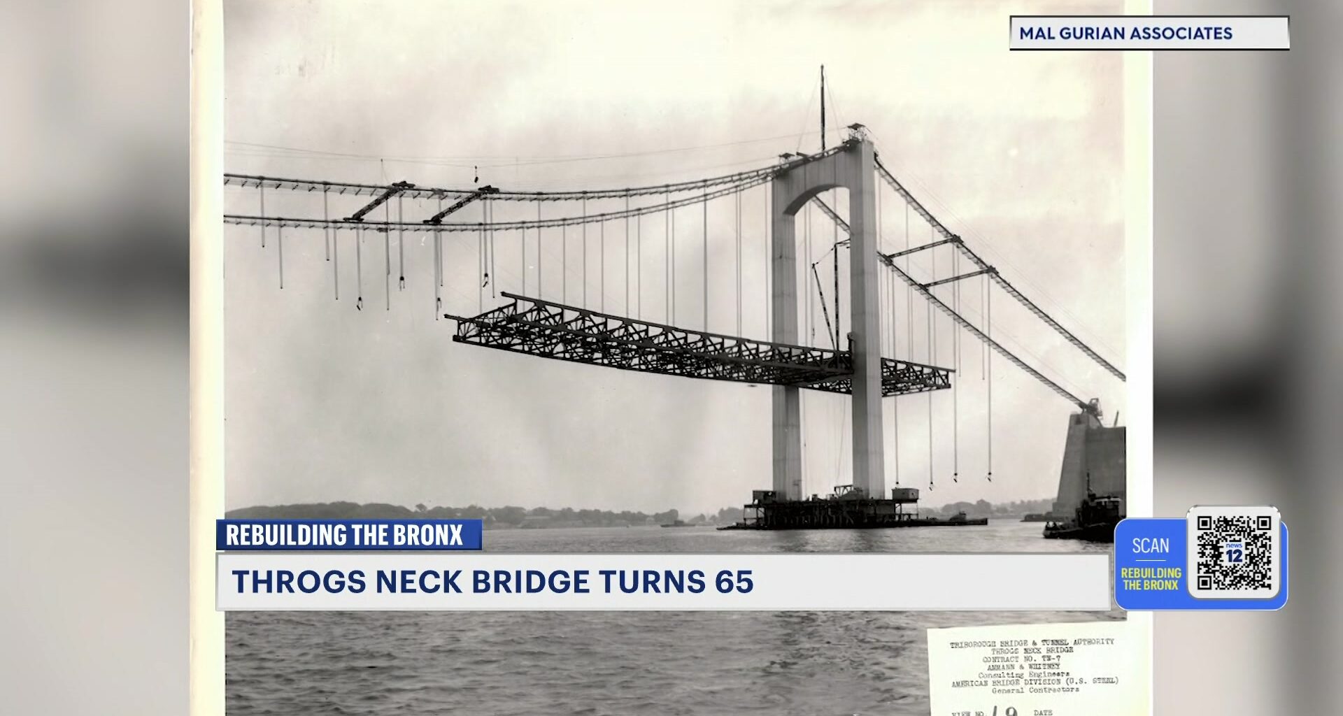 News 12 | Bronx | Throgs Neck Bridge Turns 65 As Mta Makes Longevity Plan