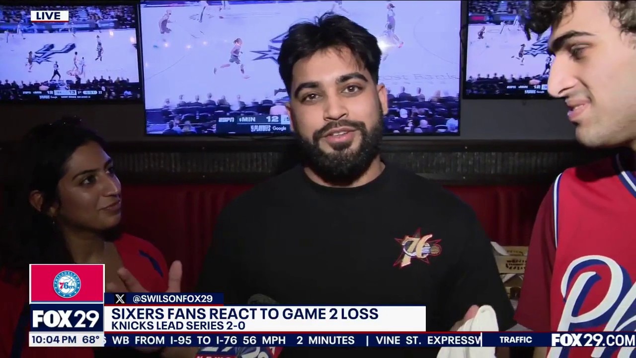 Sixers fans react to game 2 loss against Knicks