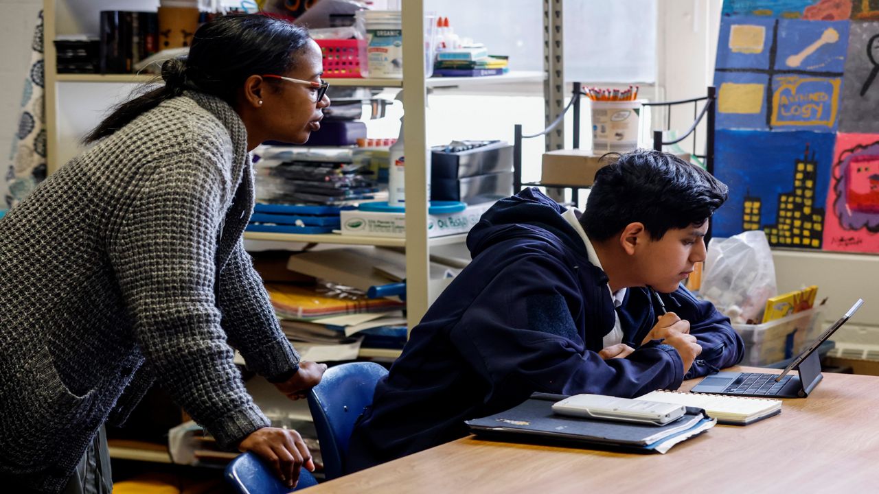 teacher and student