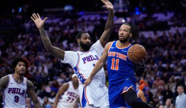 Brunson scores 33 points as New York Knicks take 3-0 lead over Philadelphia 76ers in Game 3