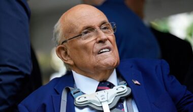 A photo of Rudy Giuliani from 2025.