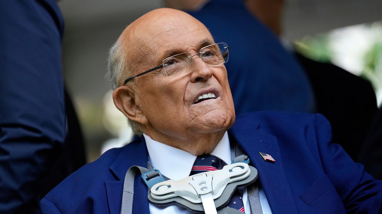 A photo of Rudy Giuliani from 2025.