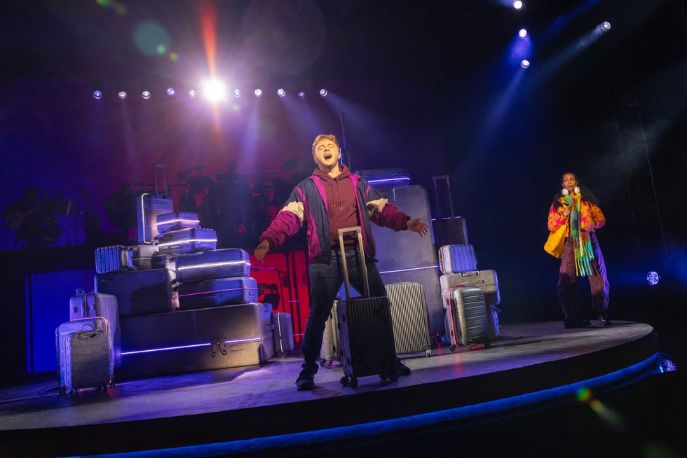 Sam Tutty performing in Two Strangers, photo by Matthew Murphy