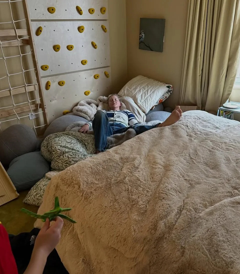 Amy Schumer at her Catskills home