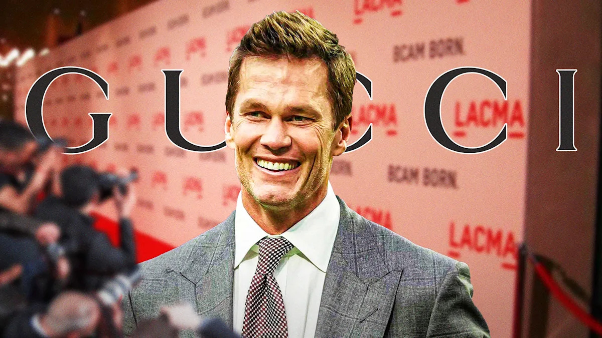 Tom Brady makes his modeling debut for Gucci in NYC