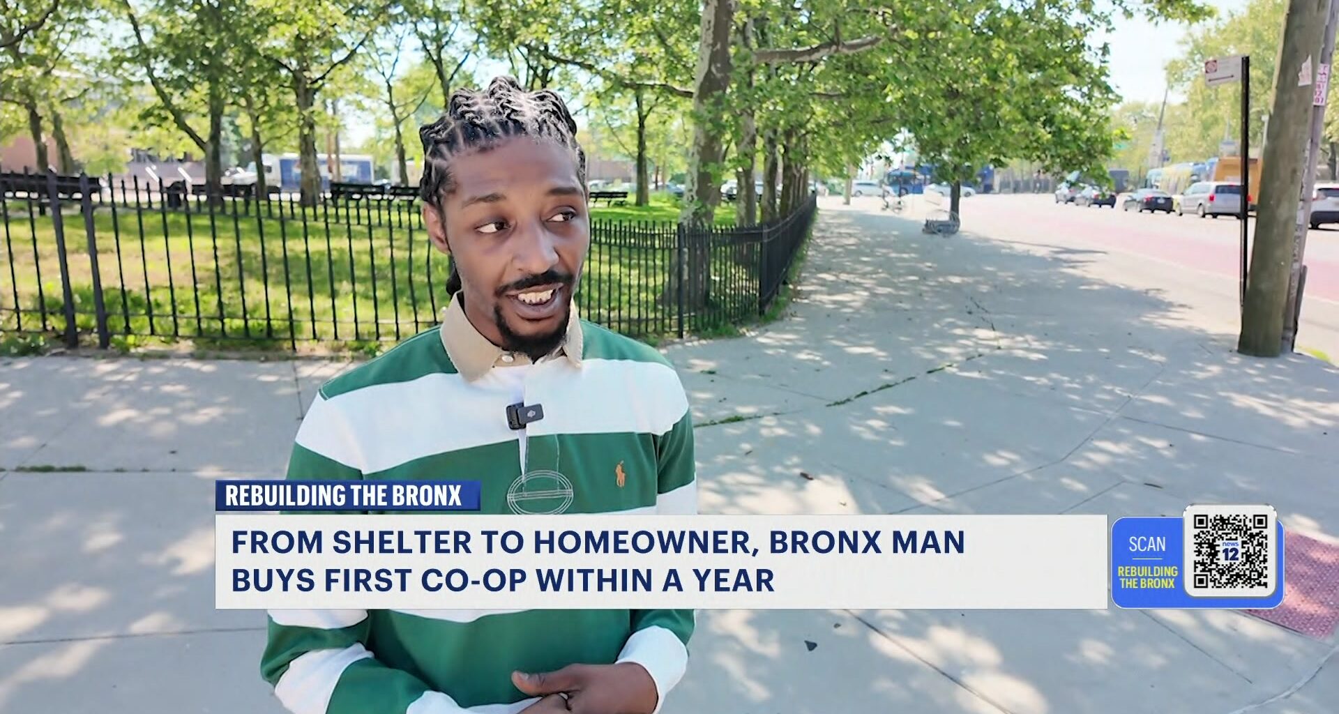 News 12 | Bronx | From Homelessness To Homeownership Bronx Man Buys First Co Op After Yearlong Journey