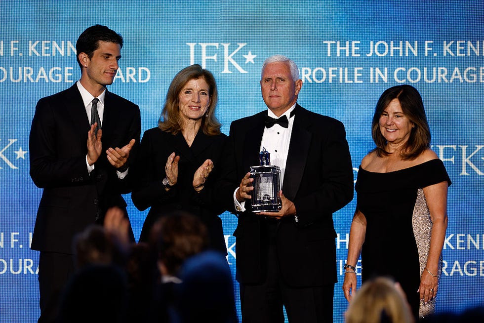 Mike Pence honored with JFK Profile in Courage award