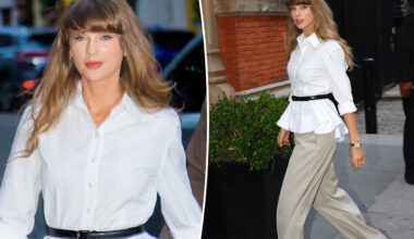 Taylor Swift continues rocking bridal white during chic NYC dinner outing