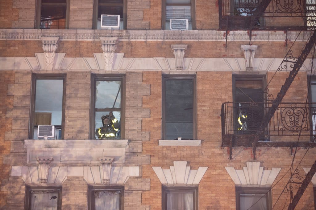 FDNY responds to a deadly fire in Inwood on Monday, May 4, 2026. Robert Mecea for New York Post
