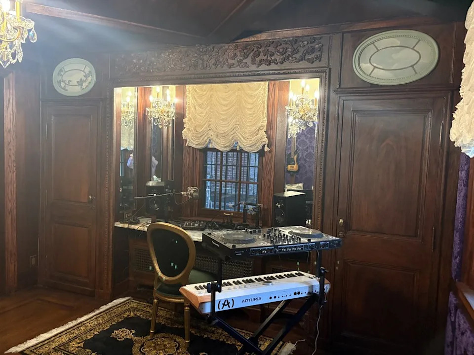 Michelle has filled the recording studio with electronic dance production gear that she continues to invest in and uses to create her music.
