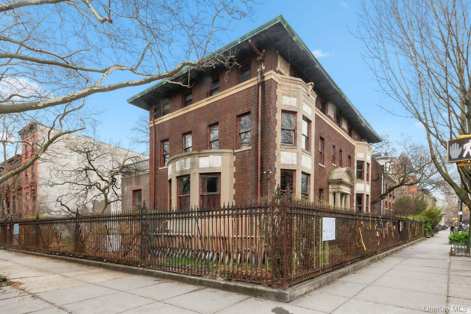 brick mansion exterior