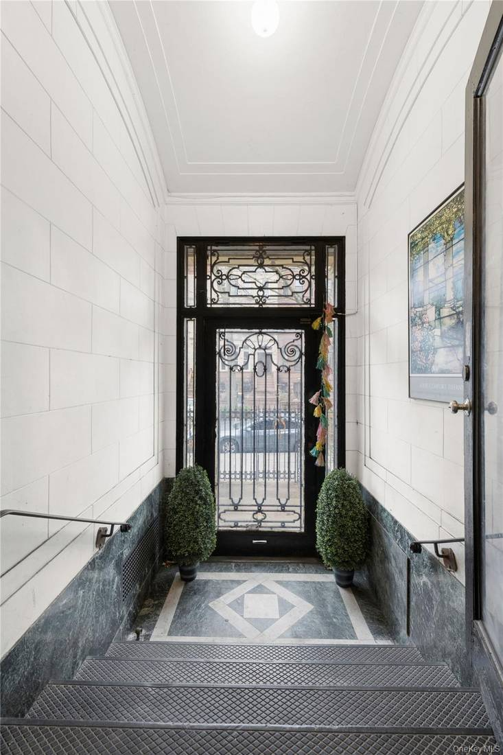 entry with tile floor