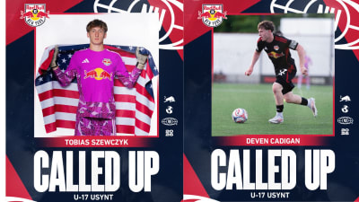 Red Bull New York II Midfielder Deven Cadigan and Goalkeeper Tobias Szewczyk Called to U-17 USYNT Camp