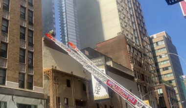 Fire breaks out at Book of Mormon theater – NBC New York