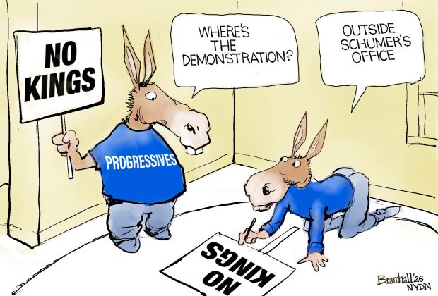 Bramhall's World for Sunday, May 3, 2026. (Bill Bramhall / New York Daily News)