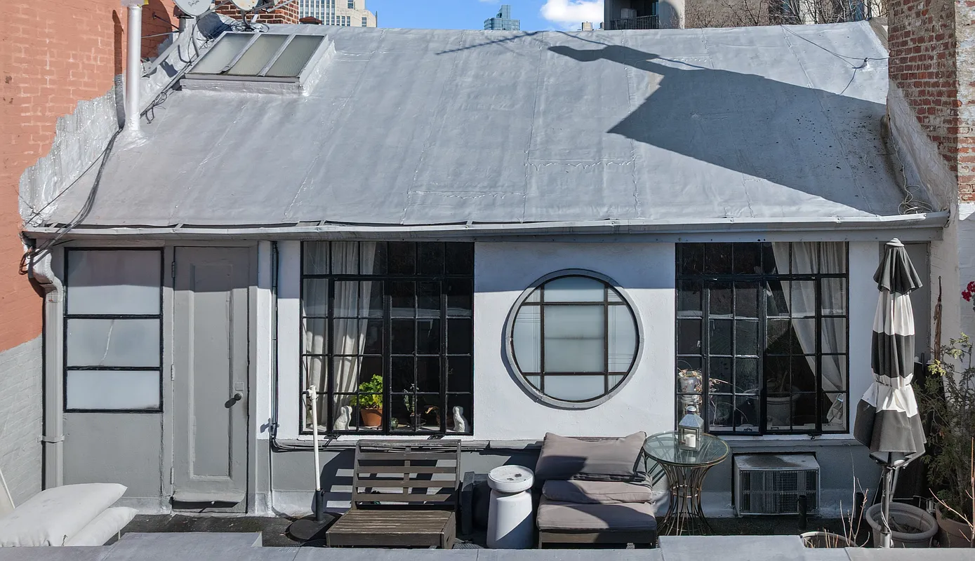 top floor rear view with roof terrace