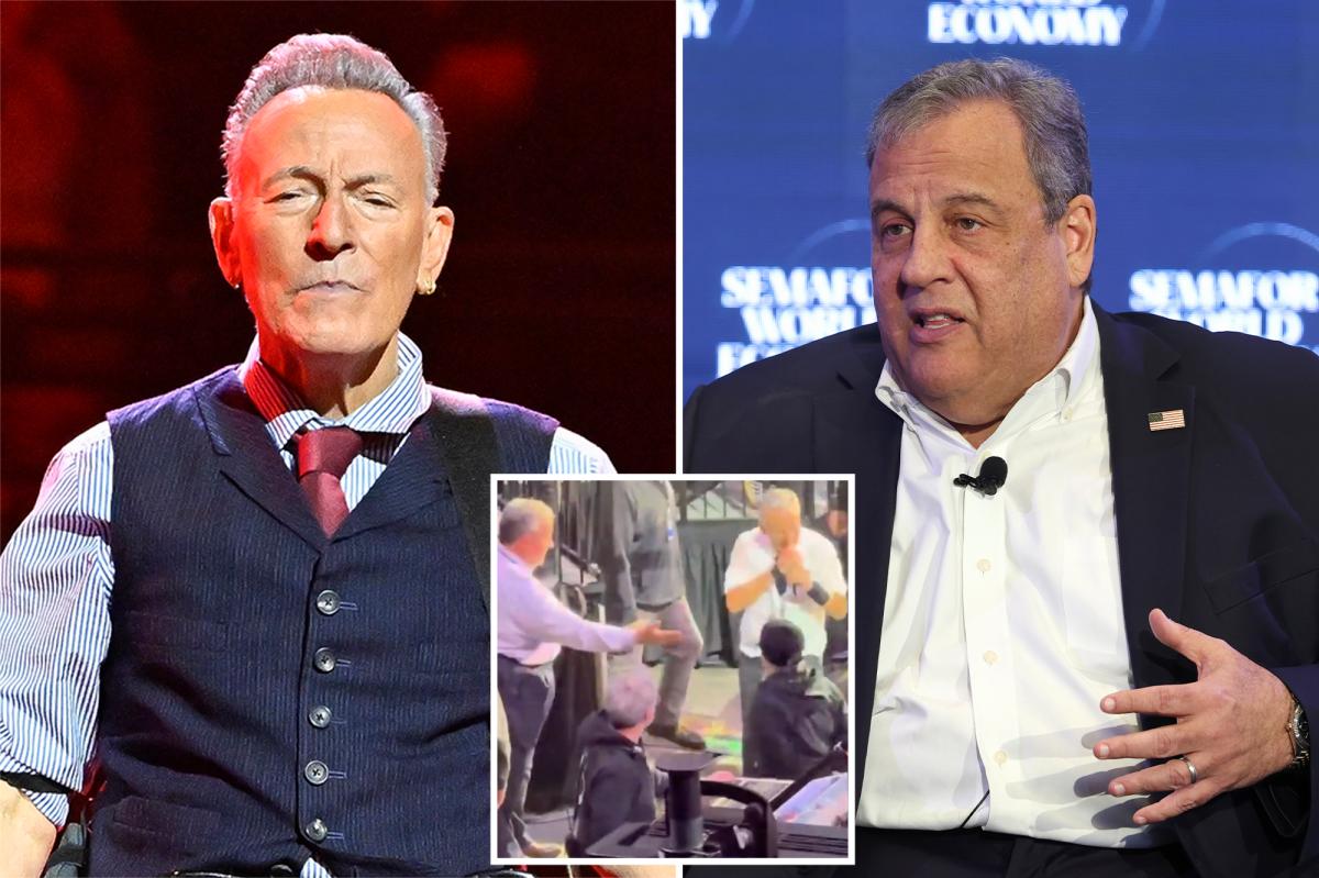Bruce Springsteen leaves superfan Chris Christie hanging in rough concert moment in NYC