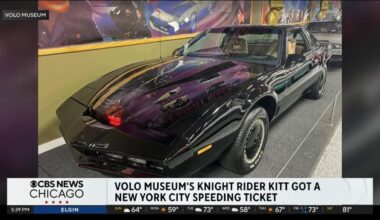 Watch: Illinois museum's 'Knight Rider' car gets speeding ticket from NYC