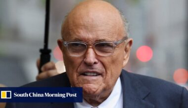 Former New York mayor Rudy Giuliani hospitalised in critical condition, spokesman says