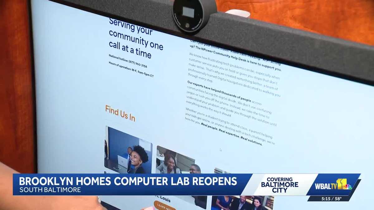 Brooklyn Homes computer lab reopens