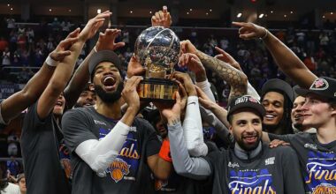New York back in NBA Finals for first time since 1999 after beating Cleveland 130-93 to finish sweep