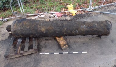 Historic cannon unearthed in Queen's Gardens