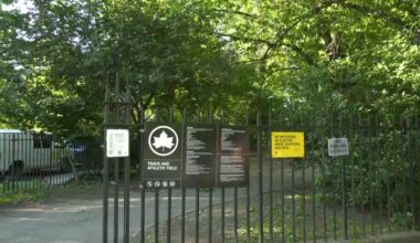 Gates at McCarren Park in Brooklyn. (Spectrum News NY1)