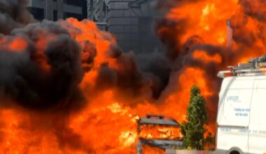 Hybrid car explodes, catches fire in New York City