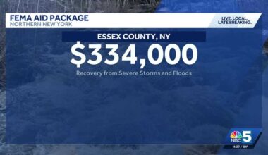 FEMA sends over $300,000 to Essex County for storm damage repairs