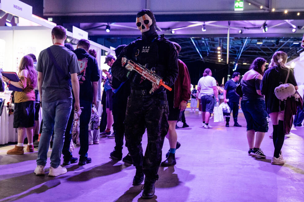 The convention was peopled with fans indulging fantasy dress-up
