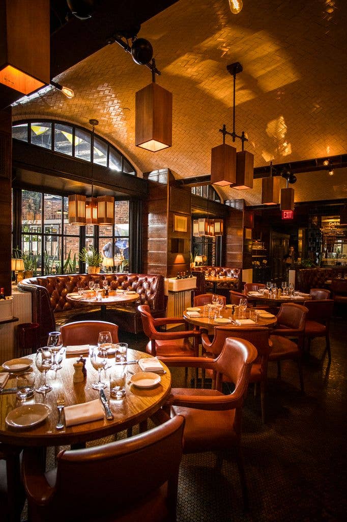 Dinner at the Standard Grill is a sophisticated affair