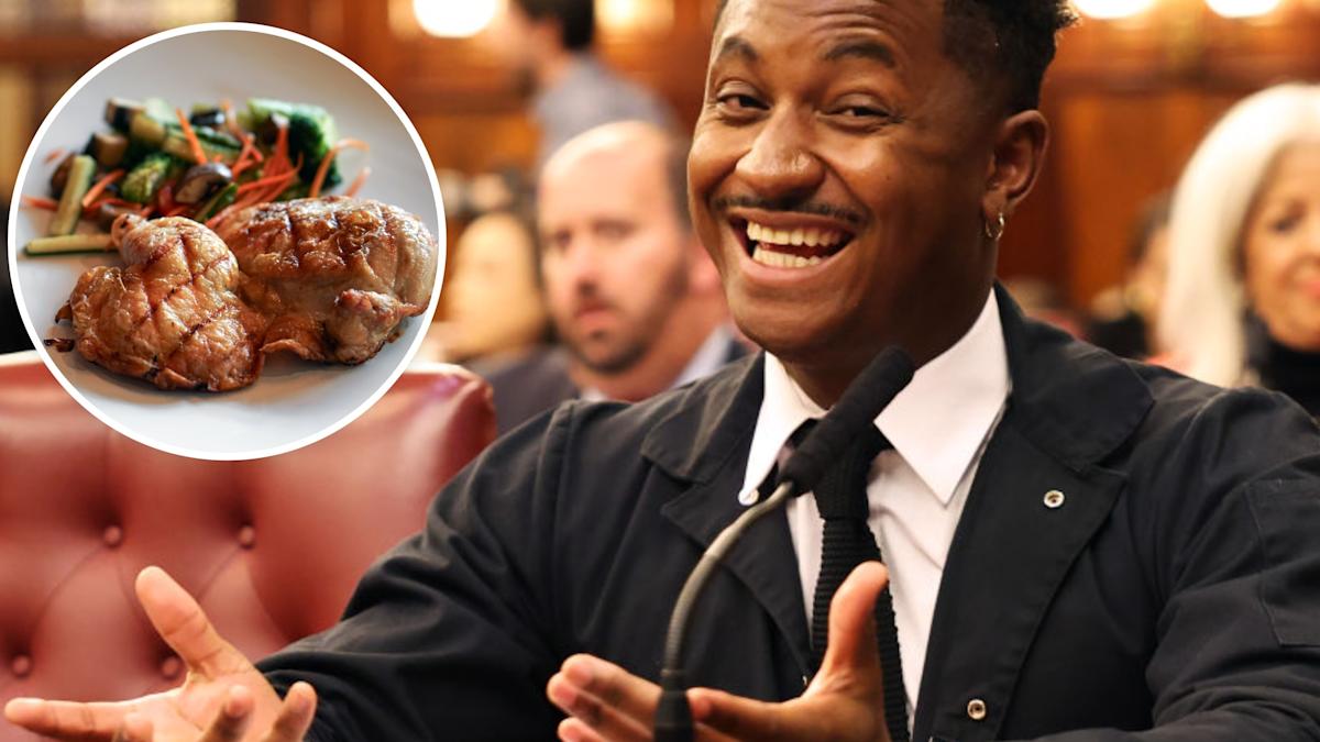 A NYC politician called out a $40 half chicken — then the restaurant's owner fired back with receipts