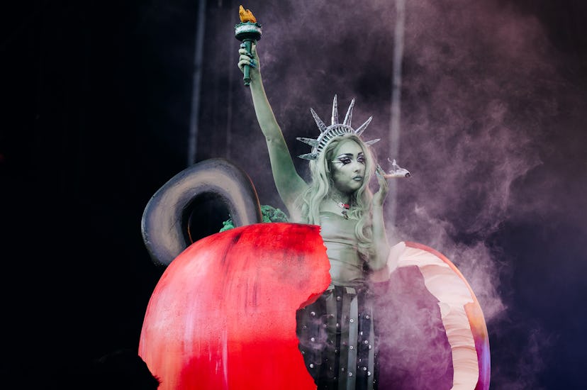 Chappell Roan at the 2024 Governors Ball held at Flushing Meadows Corona Park on June 9, 2024 in Que...