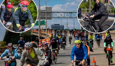 NYC's Five Boro Bike Tour 2026 in photos