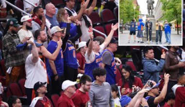 Knicks fans flock to Cleveland to watch team 'sweep' Cavaliers for much cheaper ticket prices