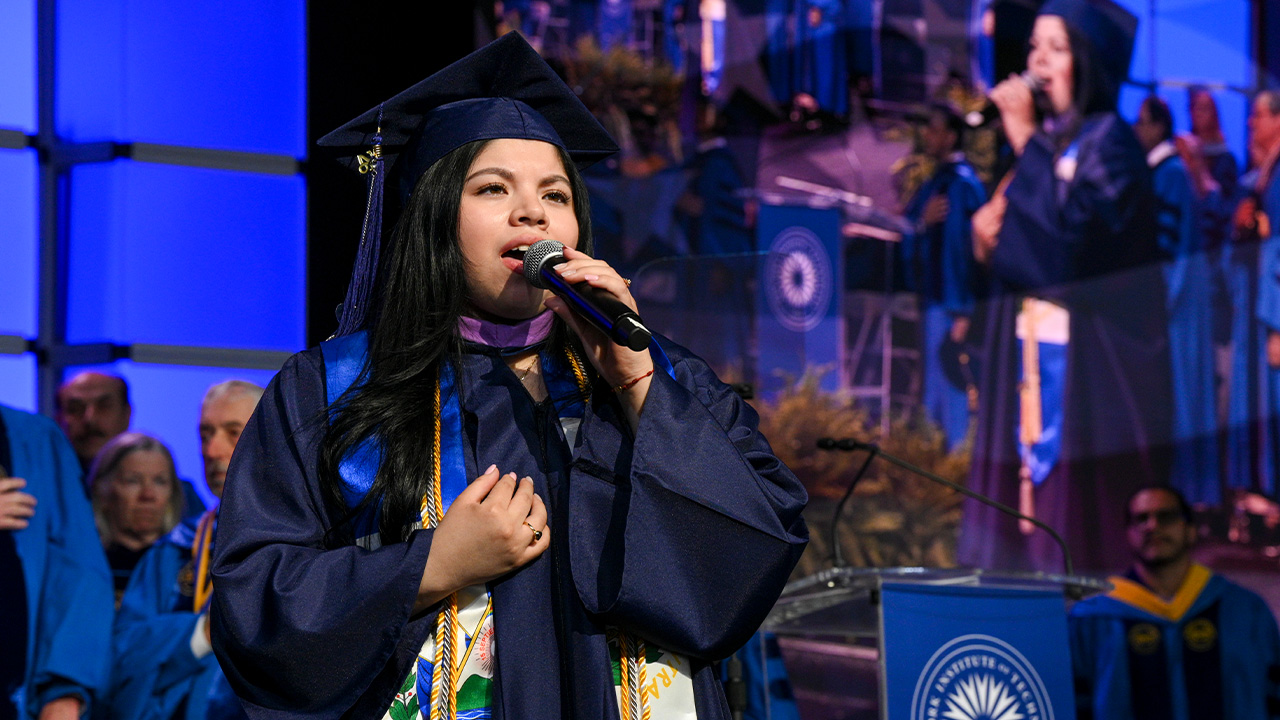 Monica Orellana Ayala singing